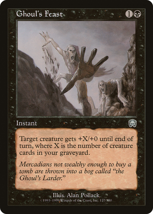Ghoul's Feast (MMQ-137) [Mercadian Masques] MTG Single Wizards of the Coast