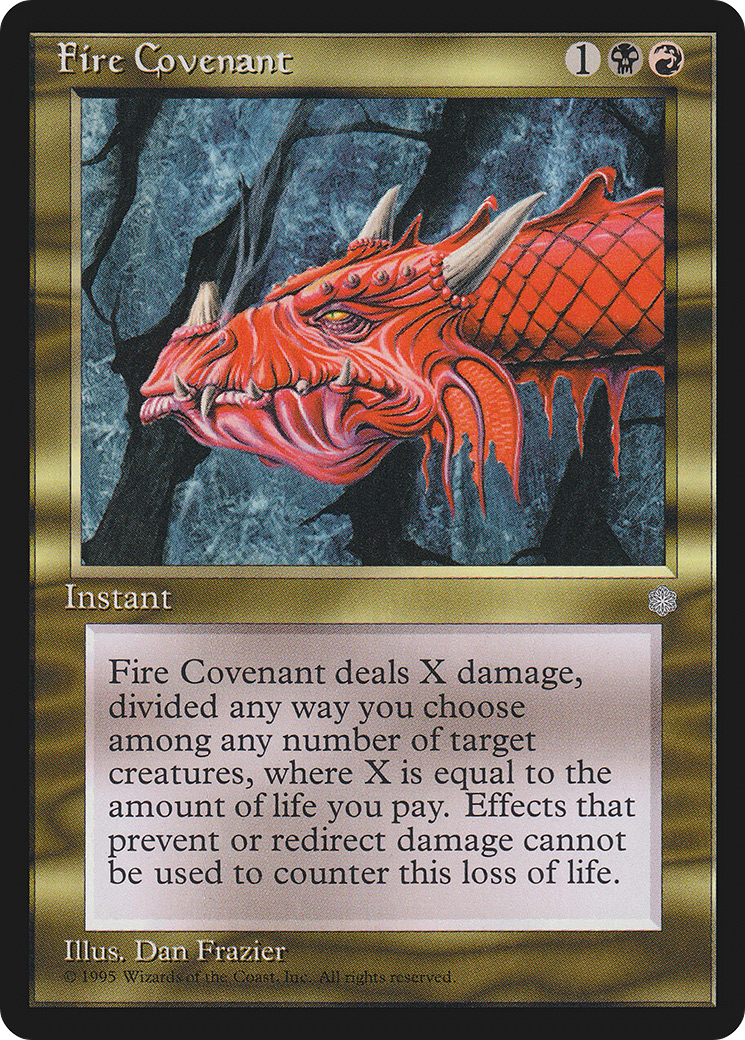 Fire Covenant (ICE-289) [Ice Age] MTG Single Wizards of the Coast