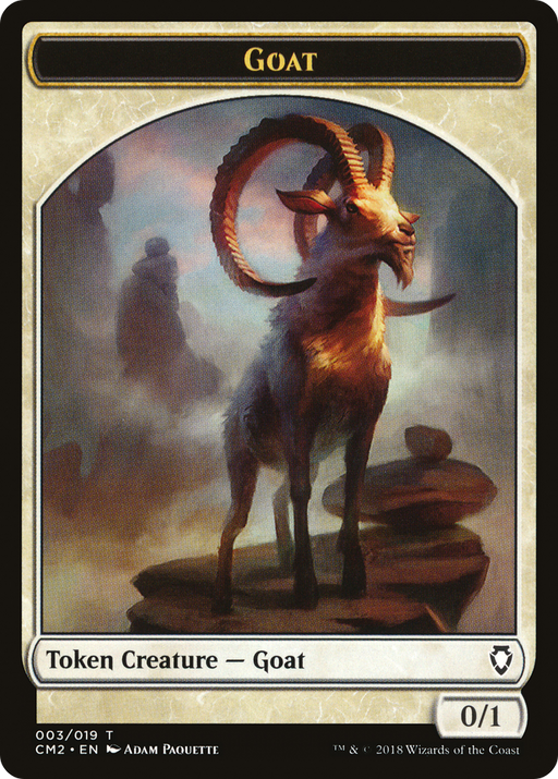 Goat Token (CM2-003) [Tokens] Commander Anthology Volume II Tokens MTG Single Wizards of the Coast