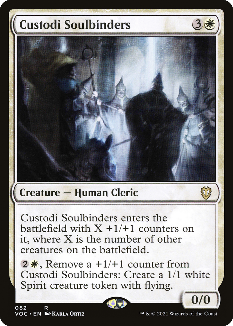 Custodi Soulbinders (VOC-082) [Crimson Vow Commander] MTG Single Wizards of the Coast