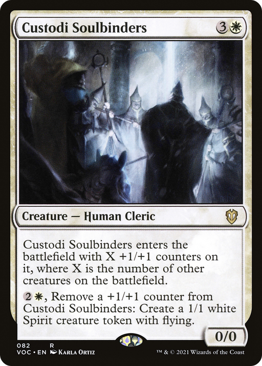 Custodi Soulbinders (VOC-082) [Crimson Vow Commander] MTG Single Wizards of the Coast