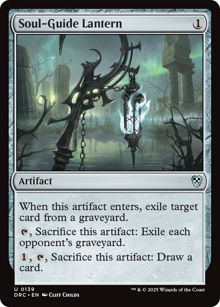 Soul-Guide Lantern (DRC-139) [Commander: Aetherdrift] MTG Single Wizards of the Coast
