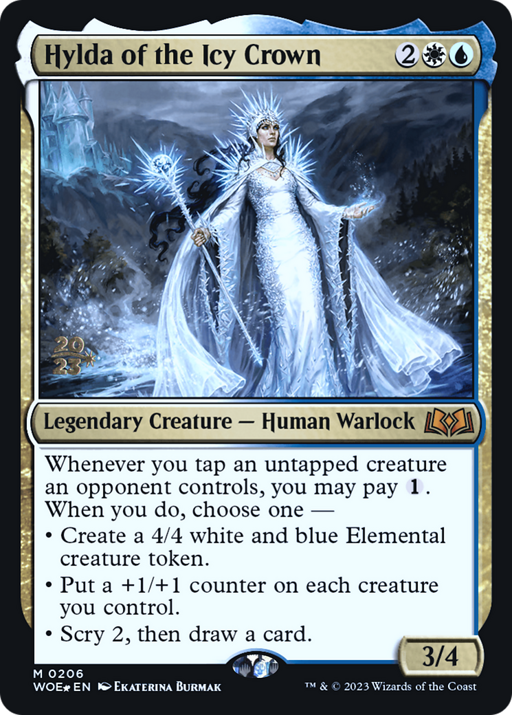 Hylda of the Icy Crown (PRE-206) [Wilds of Eldraine Promos] Foil MTG Single Wizards of the Coast