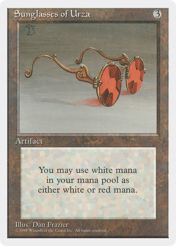Sunglasses of Urza (4ED-347) [Fourth Edition] MTG Single Wizards of the Coast