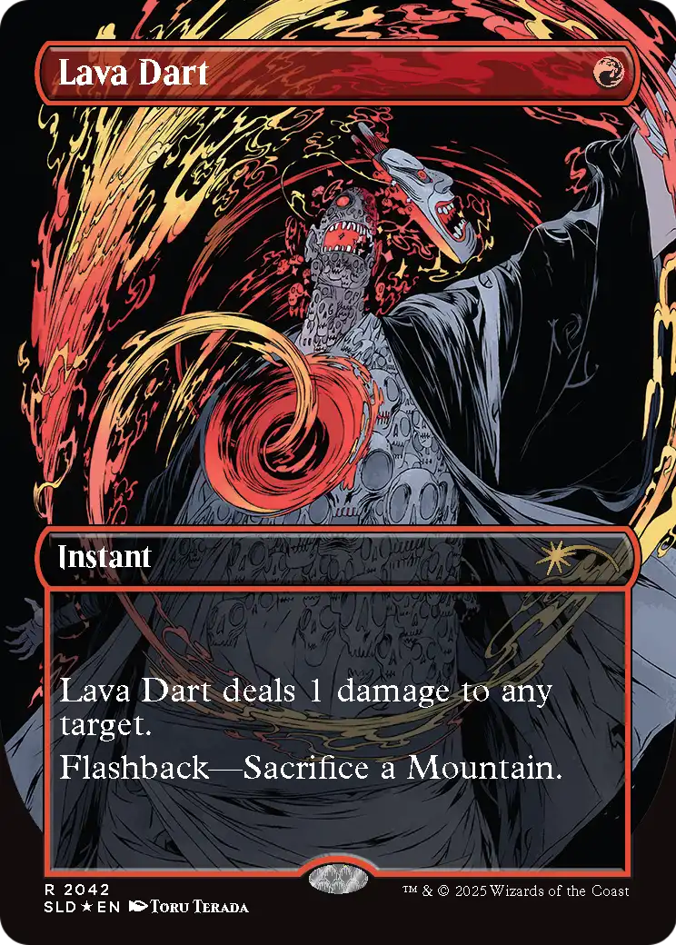 Lava Dart (Raised Foil) (SLD-2042) [Secret Lair] Drop (Borderless) MTG Single Wizards of the Coast