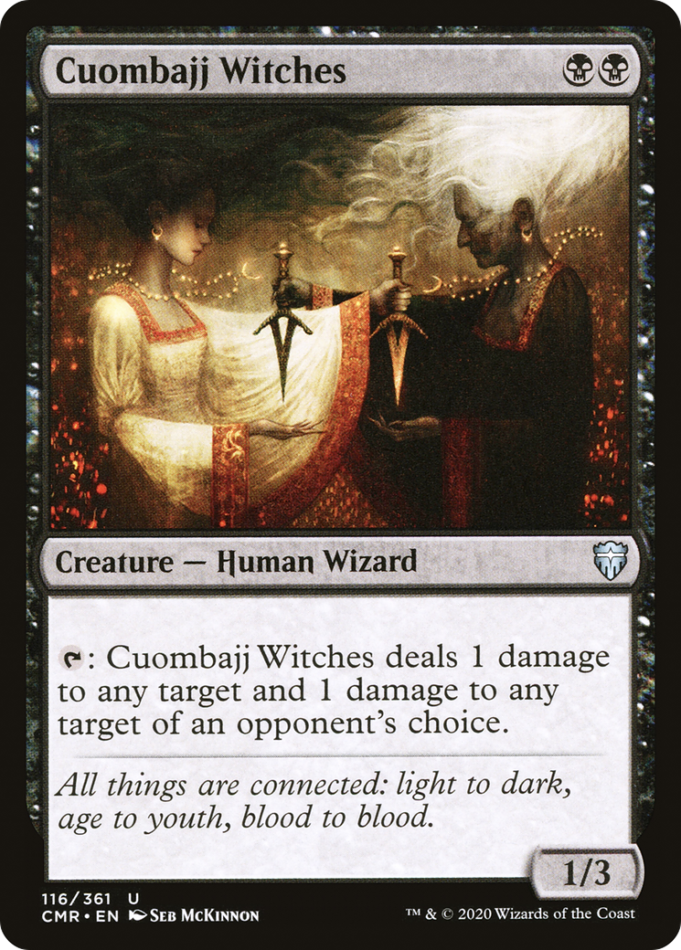 Cuombajj Witches (CMR-116) [Commander Legends] Foil MTG Single Wizards of the Coast