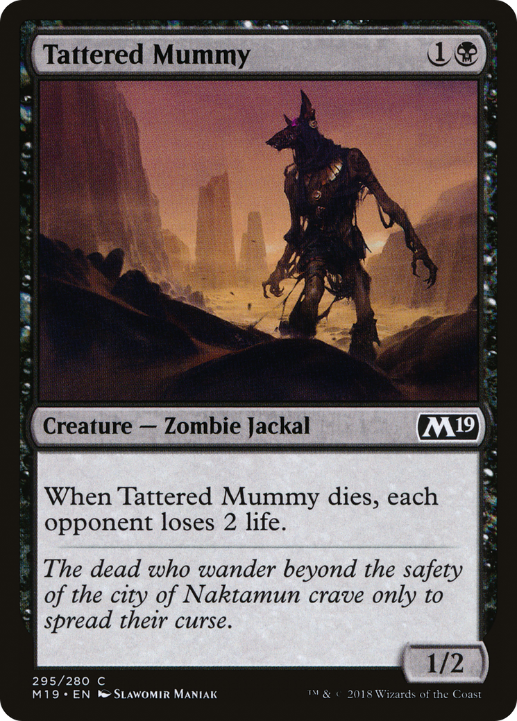 Tattered Mummy (M19-295) [Core Set 2019] MTG Single Wizards of the Coast