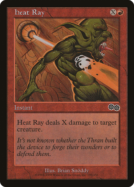 Heat Ray (USG-199) [Urza's Saga] MTG Single Wizards of the Coast