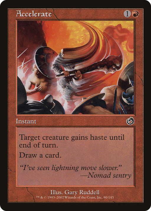 Accelerate (TOR-090) [Torment] Foil MTG Single Wizards of the Coast
