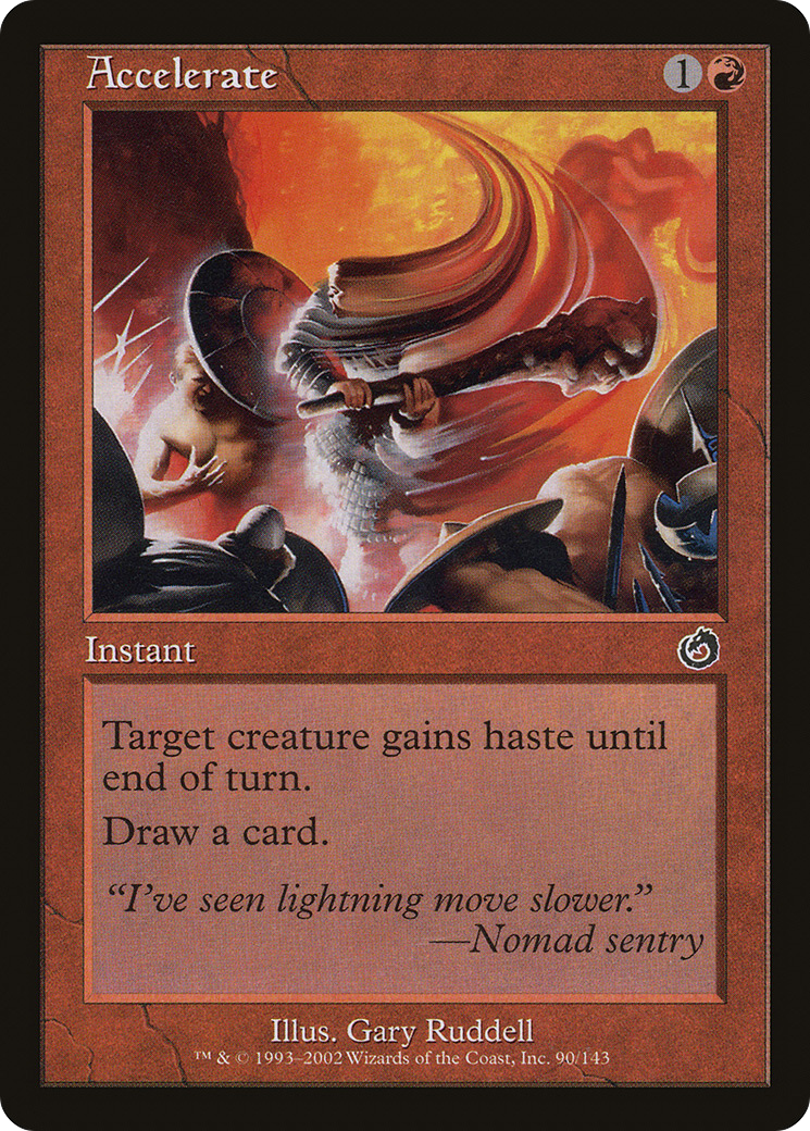 Accelerate (TOR-090) [Torment] MTG Single Wizards of the Coast