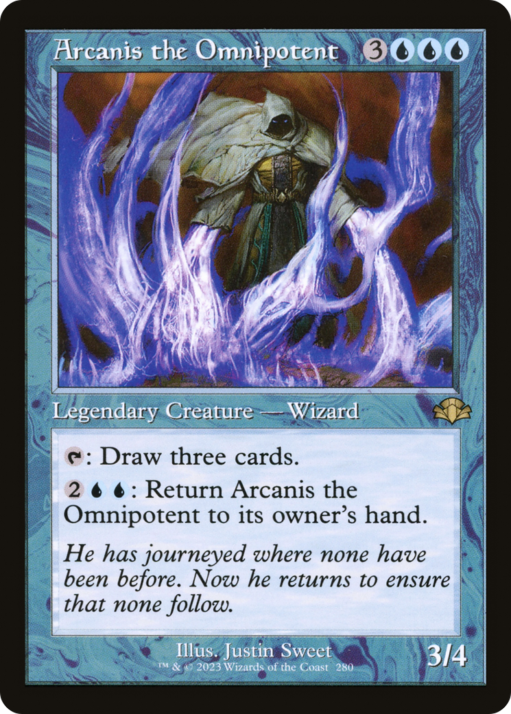 Arcanis the Omnipotent (DMR-280) [Dominaria Remastered] MTG Single Wizards of the Coast