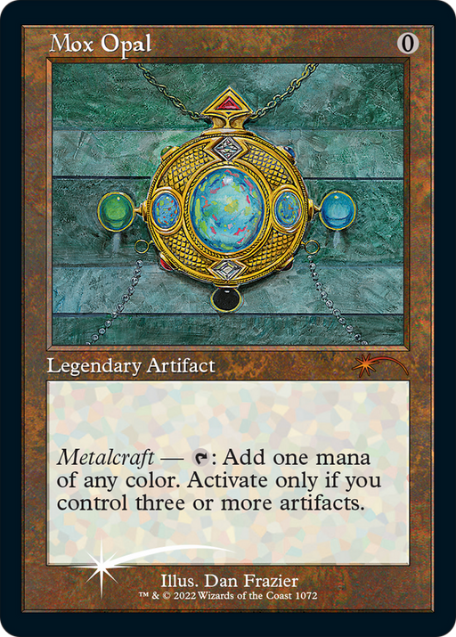 Mox Opal (Foil Etched) (SLD-1072) [Secret Lair] Drop Series Foil MTG Single Wizards of the Coast