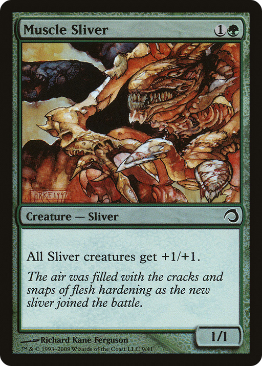 Muscle Sliver (PDS-009) [Misc] Premium Deck Series: Slivers Foil MTG Single Wizards of the Coast