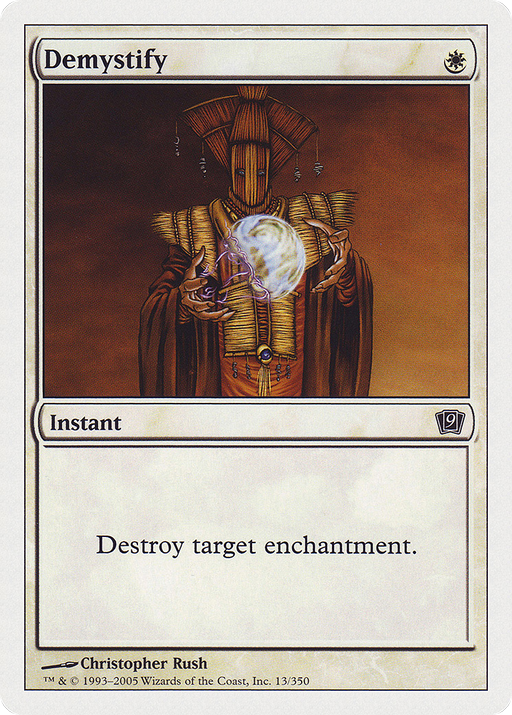 Demystify (9ED-013) [9th Edition] Foil MTG Single Wizards of the Coast