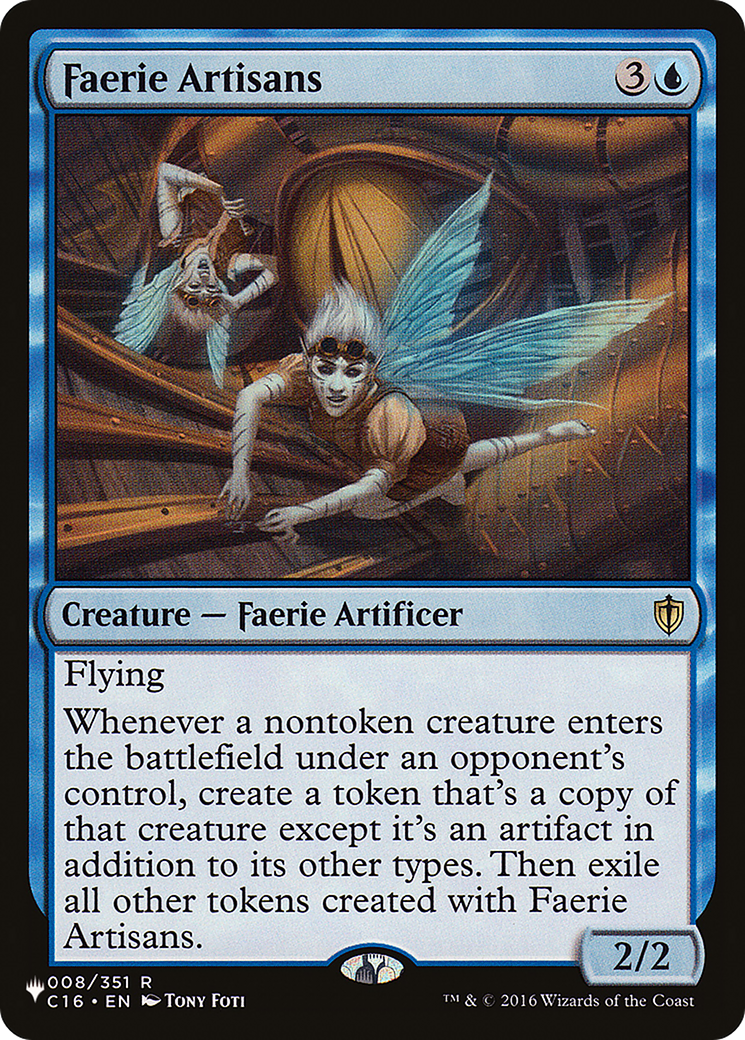 Faerie Artisans (LIST-008/351) [Mystery Booster] The List MTG Single Wizards of the Coast