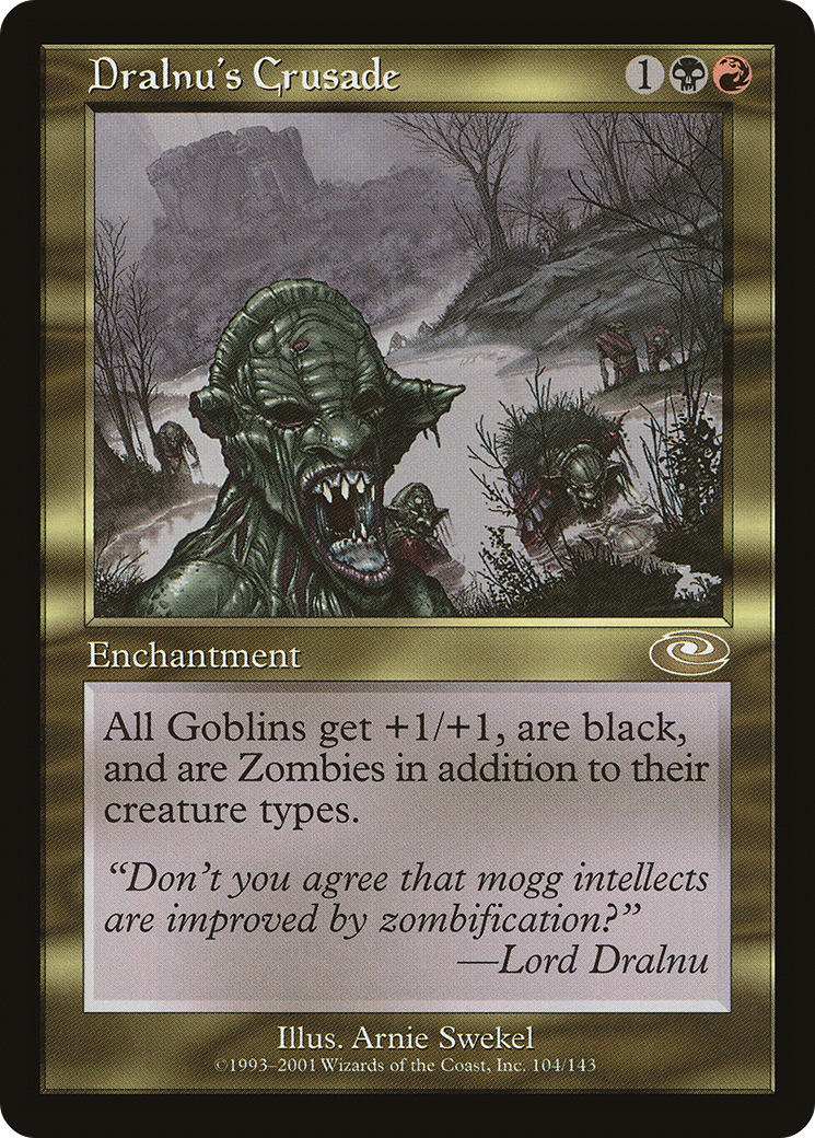 Dralnu's Crusade (PLS-104) [Planeshift] Foil MTG Single Wizards of the Coast