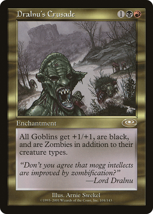 Dralnu's Crusade (PLS-104) [Planeshift] MTG Single Wizards of the Coast