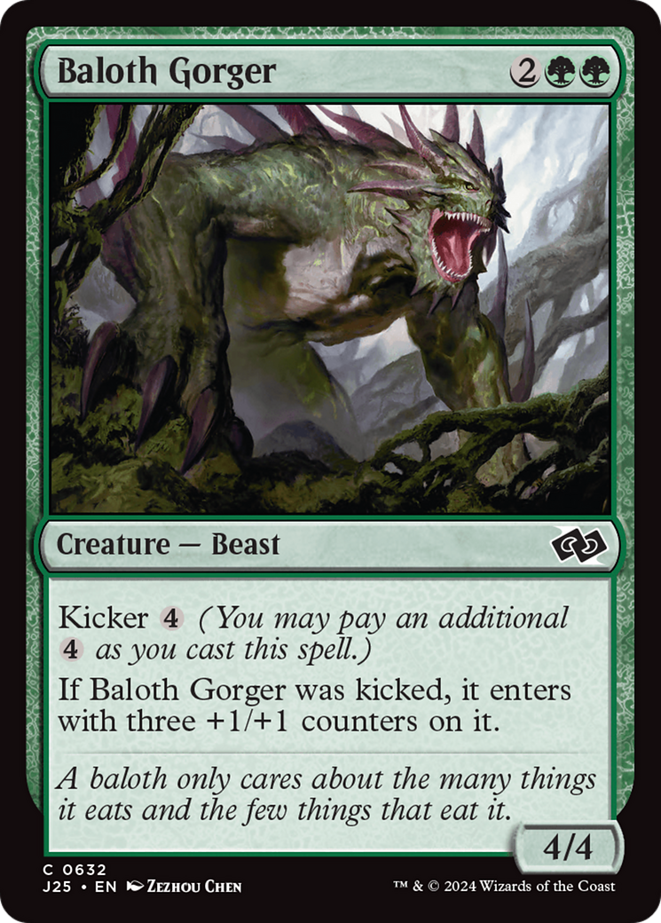Baloth Gorger (J25-632) [Foundations Jumpstart] MTG Single Wizards of the Coast