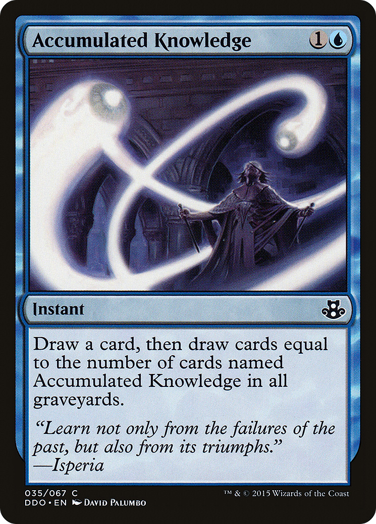 Accumulated Knowledge [Duel Decks: Elspeth vs. Kiora] MTG Single Magic: The Gathering