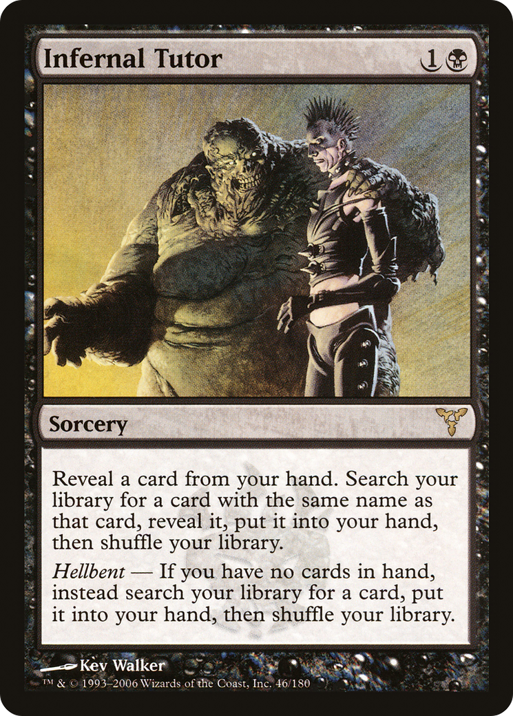 Infernal Tutor (DIS-046) [Dissension] Foil MTG Single Wizards of the Coast