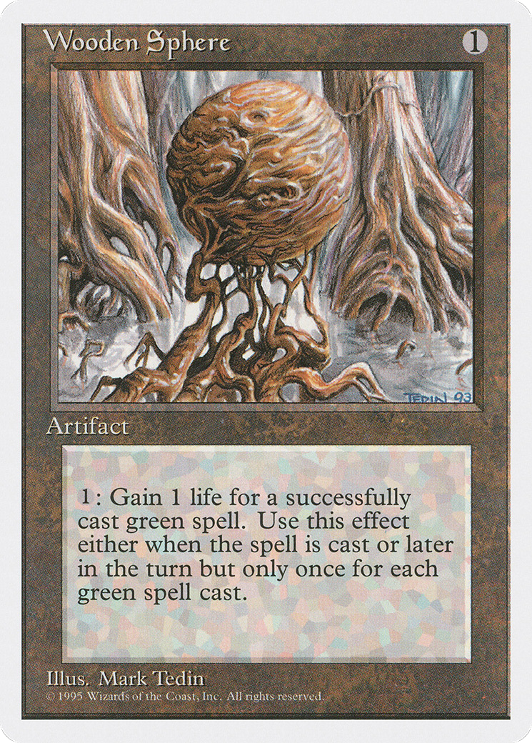 Wooden Sphere (4ED-359) [Fourth Edition] MTG Single Wizards of the Coast