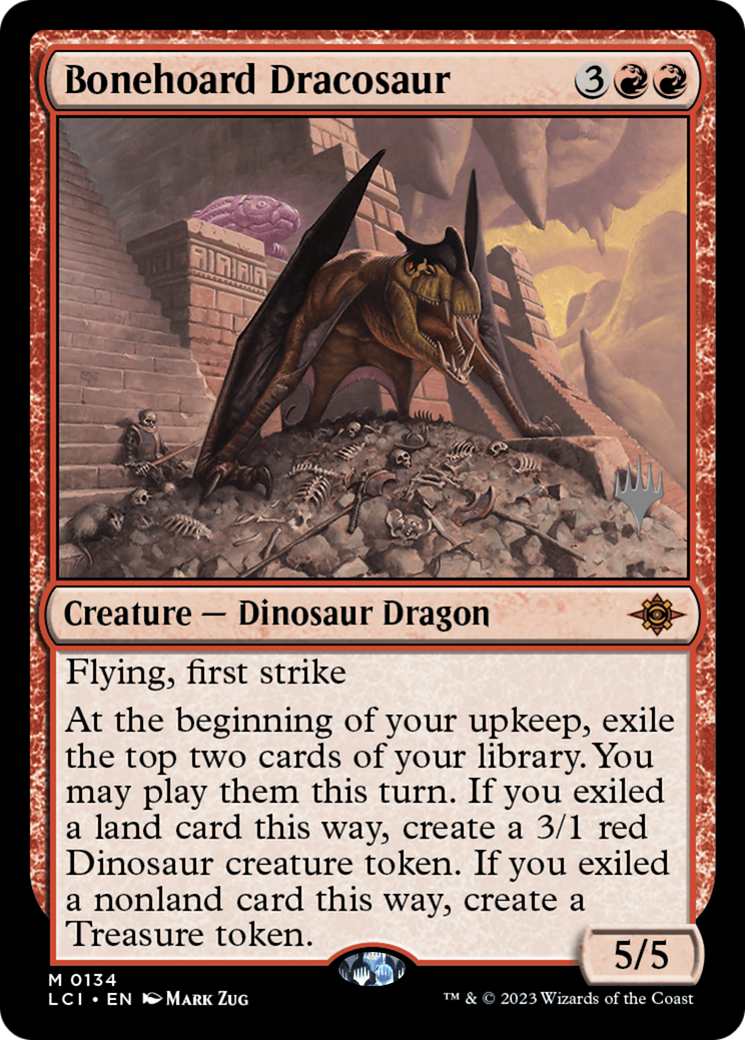 Bonehoard Dracosaur (PPLCI-134) [The Lost Caverns of Ixalan Promos] MTG Single Wizards of the Coast