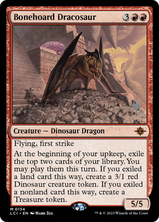 Bonehoard Dracosaur (PPLCI-134) [The Lost Caverns of Ixalan Promos] MTG Single Wizards of the Coast