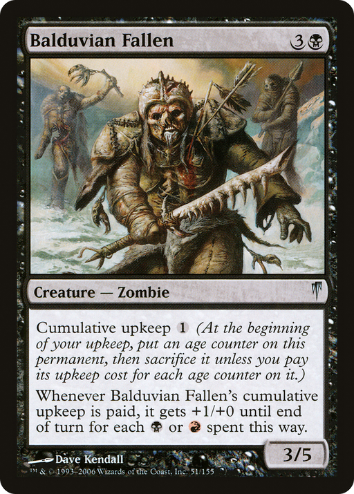 Balduvian Fallen (CSP-051) [Coldsnap] MTG Single Wizards of the Coast