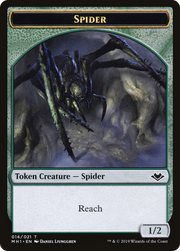 Shapeshifter // Spider Double-Sided Token [Tokens] Modern Horizons Tokens MTG Single Magic: The Gathering