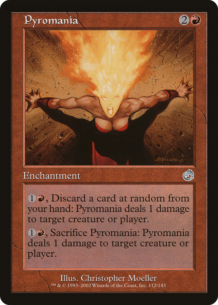 Pyromania (TOR-112) [Torment] MTG Single Wizards of the Coast