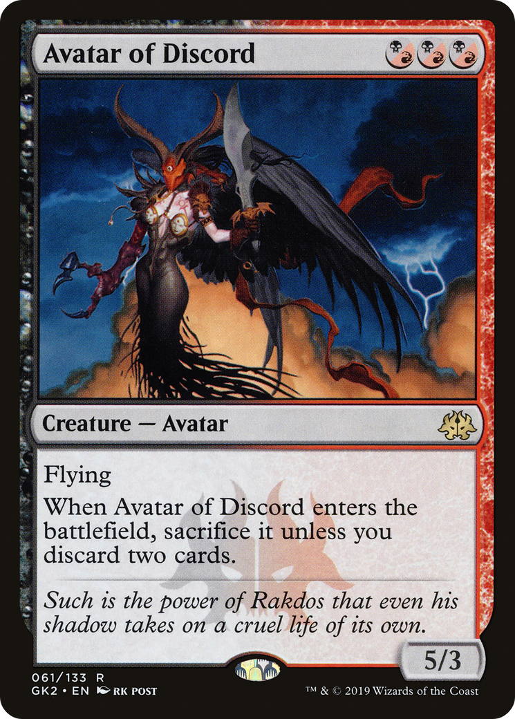 Avatar of Discord (GK2-061) [Misc] RNA Guild Kit MTG Single Wizards of the Coast