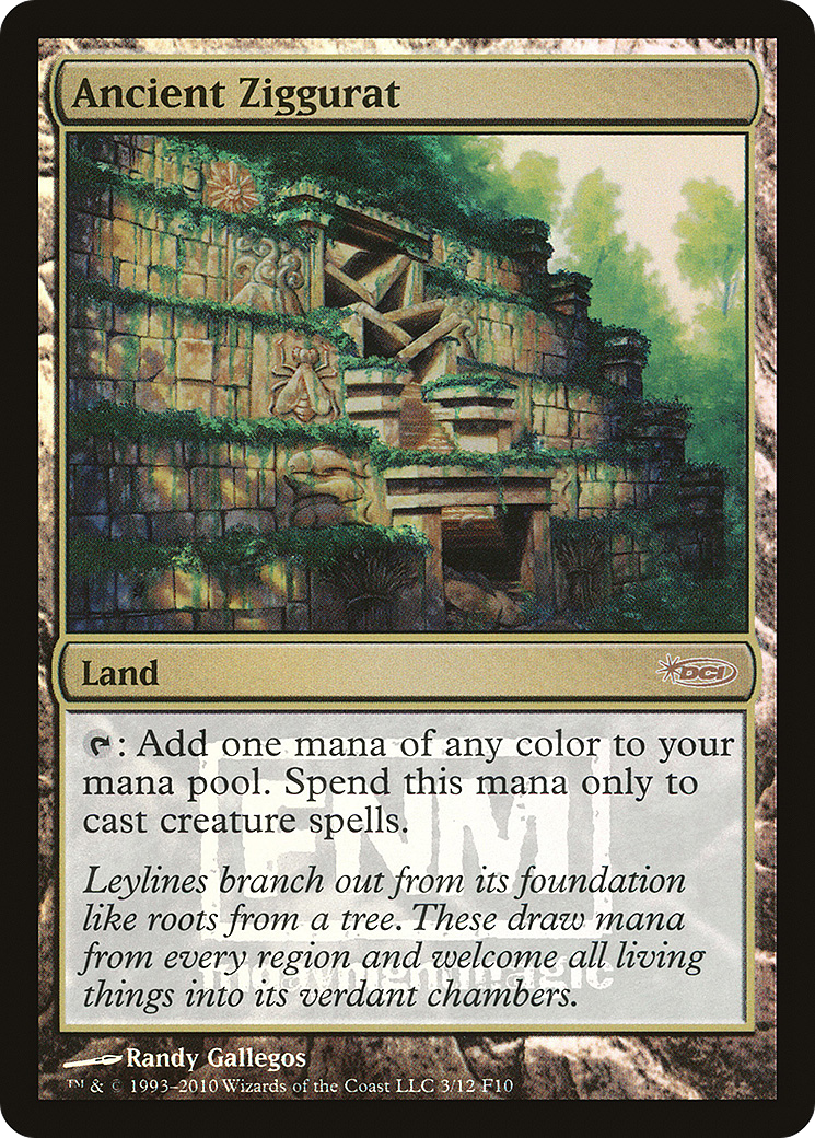 Ancient Ziggurat (FNM-003) [Misc] Friday Night Magic 2010 Foil MTG Single Wizards of the Coast