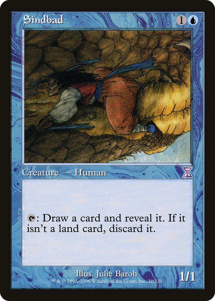 Sindbad (TSB-031) [Time Spiral Timeshifted] Foil MTG Single Wizards of the Coast