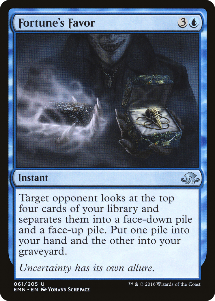 Fortune's Favor (EMN-061) [Eldritch Moon] MTG Single Wizards of the Coast
