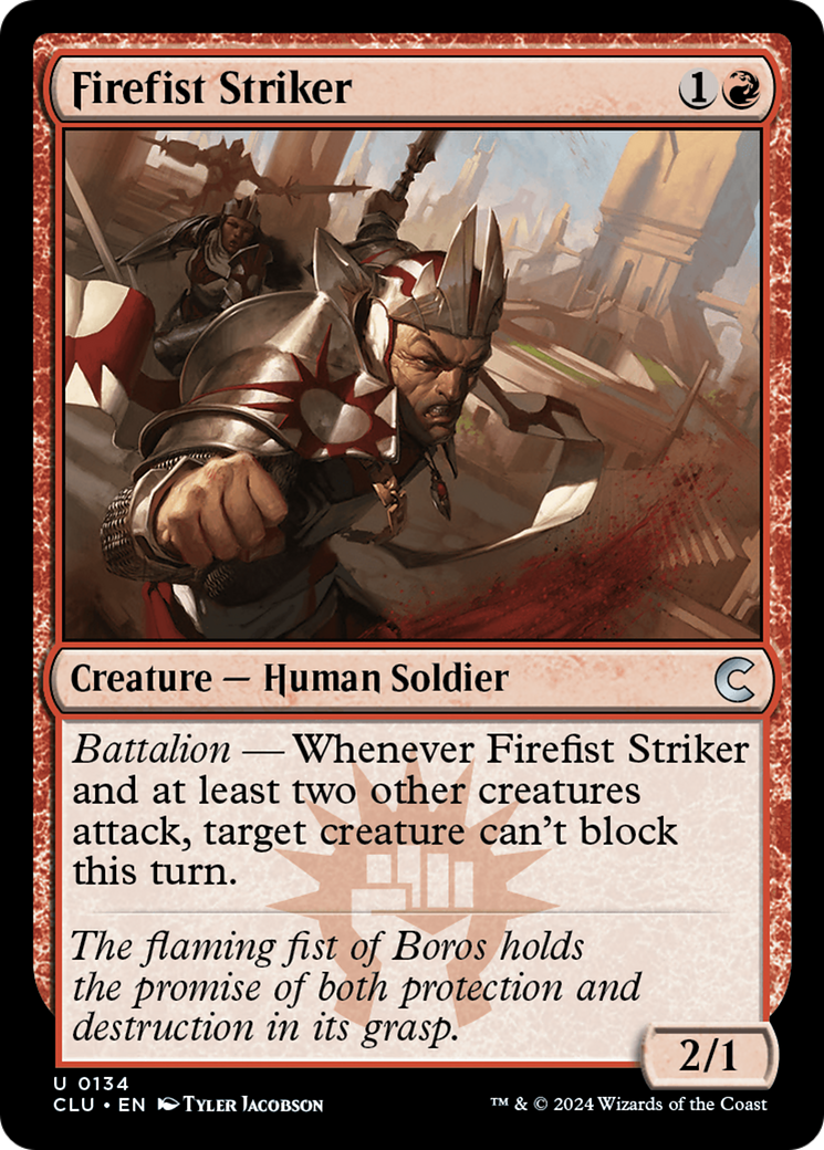 Firefist Striker (CLU-134) [Ravnica: Clue Edition] MTG Single Wizards of the Coast