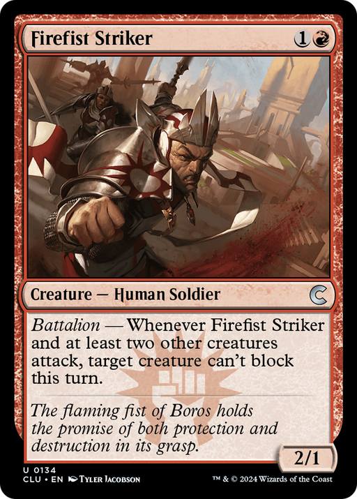 Firefist Striker (CLU-134) [Ravnica: Clue Edition] MTG Single Wizards of the Coast