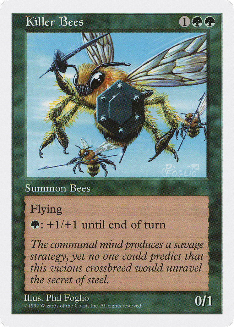 Killer Bees (5ED-307) [Fifth Edition] MTG Single Magic: The Gathering