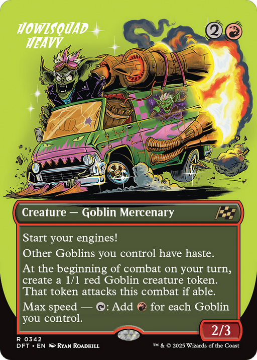 Howlsquad Heavy (DFT-342) [Aetherdrift] (Borderless) MTG Single Wizards of the Coast