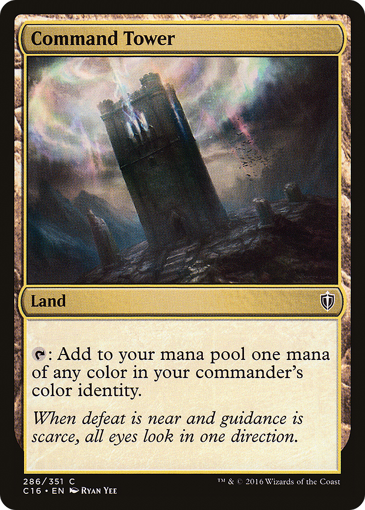 Command Tower (C16-286) [Commander 2016] MTG Single Wizards of the Coast