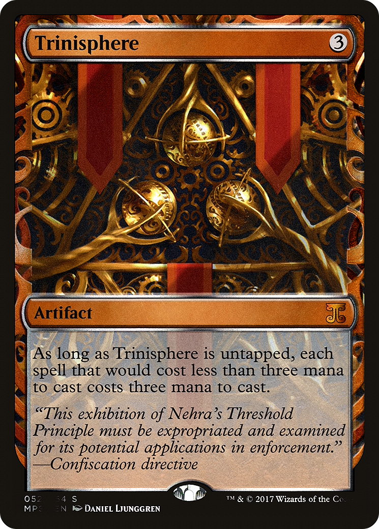 Trinisphere (MPS-052) [Kaladesh Inventions] Foil MTG Single Wizards of the Coast