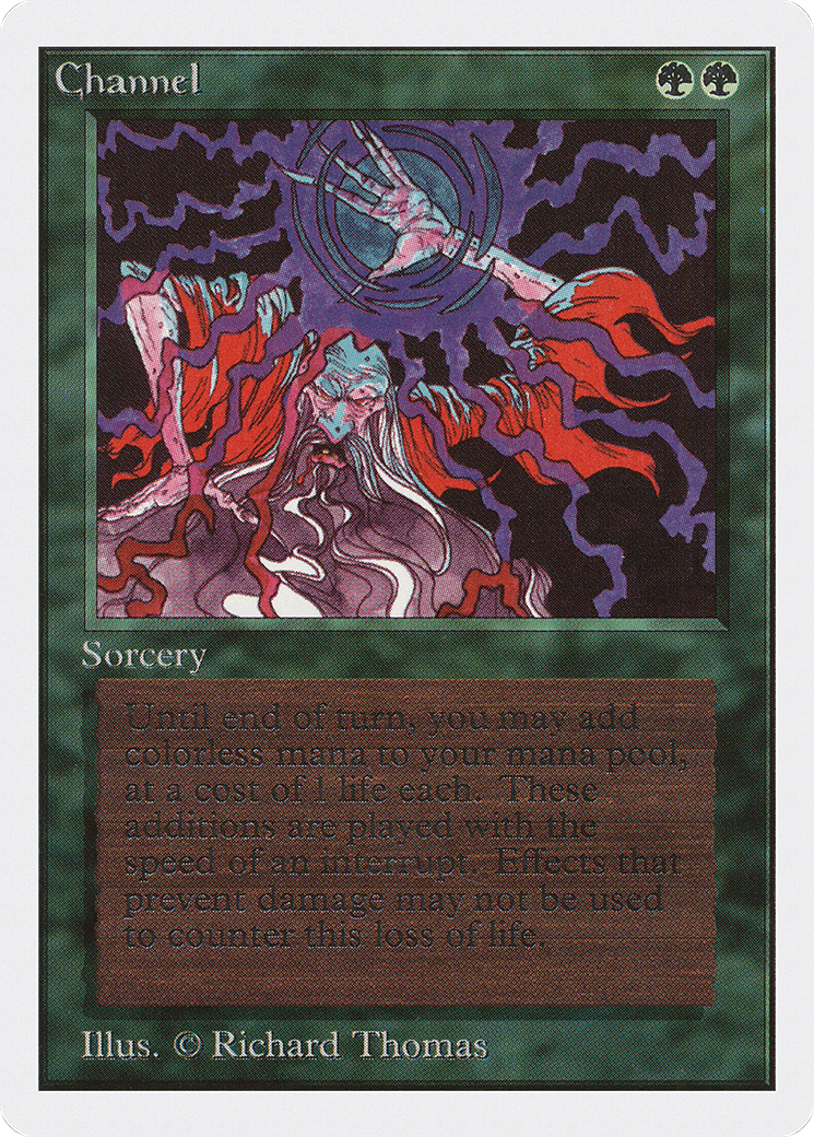 Channel (2ED-) [Oldschool] Unlimited Edition MTG Single Wizards of the Coast