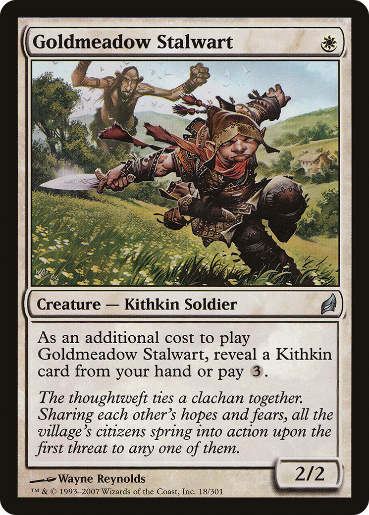 Goldmeadow Stalwart (LRW-018) [Lorwyn] Foil MTG Single Wizards of the Coast