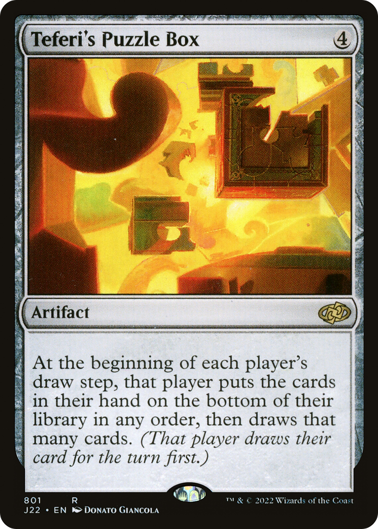 Teferi's Puzzle Box (J22-801) [Jumpstart 2022] MTG Single Wizards of the Coast