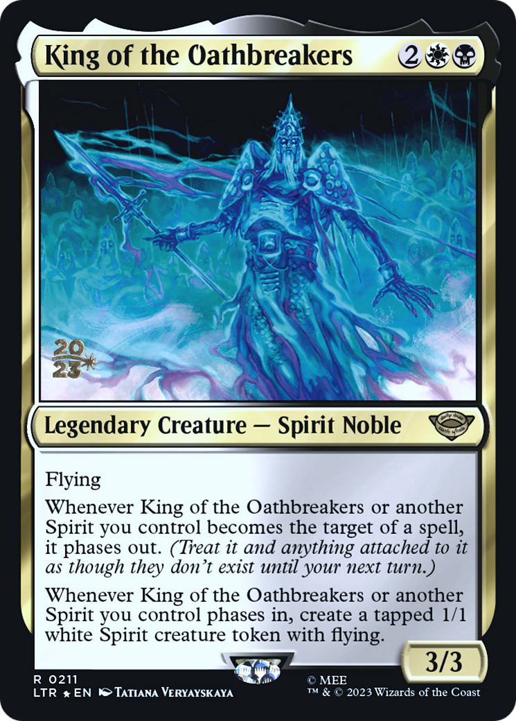 King of the Oathbreakers (PRE-211) [Tales of Middle-earth Promos] Foil MTG Single Wizards of the Coast