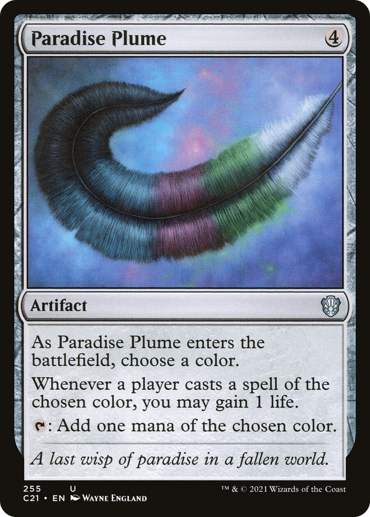 Paradise Plume (C21-255) [Commander 2021] MTG Single Wizards of the Coast