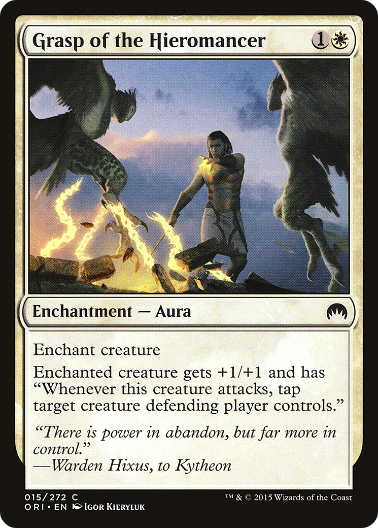 Grasp of the Hieromancer (ORI-015) [Magic Origins] MTG Single Wizards of the Coast