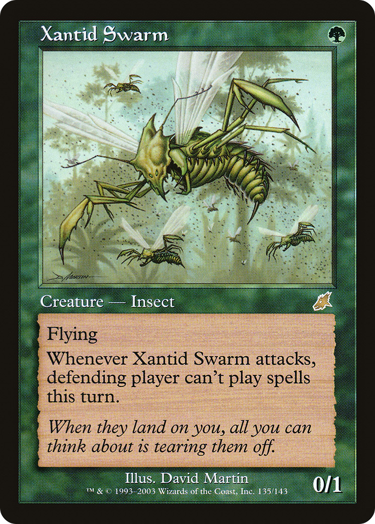 Xantid Swarm (SCG-135) [Scourge] MTG Single Wizards of the Coast