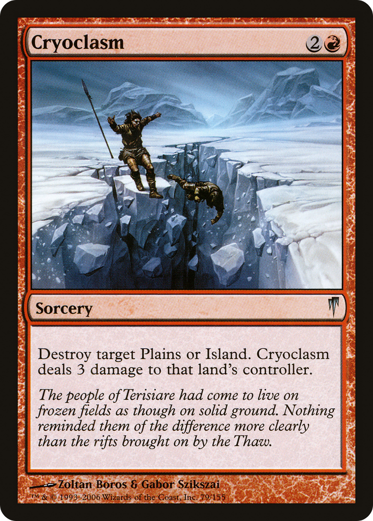Cryoclasm (CSP-079) [Coldsnap] Foil MTG Single Wizards of the Coast