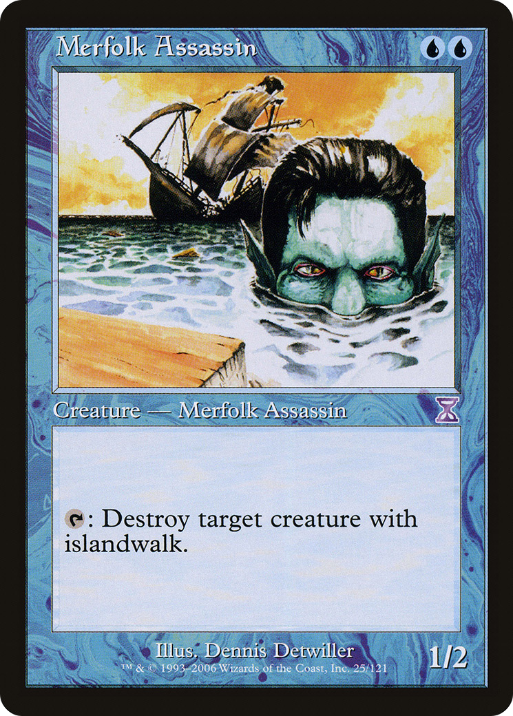 Merfolk Assassin (TSB-025) [Time Spiral Timeshifted] Foil MTG Single Wizards of the Coast