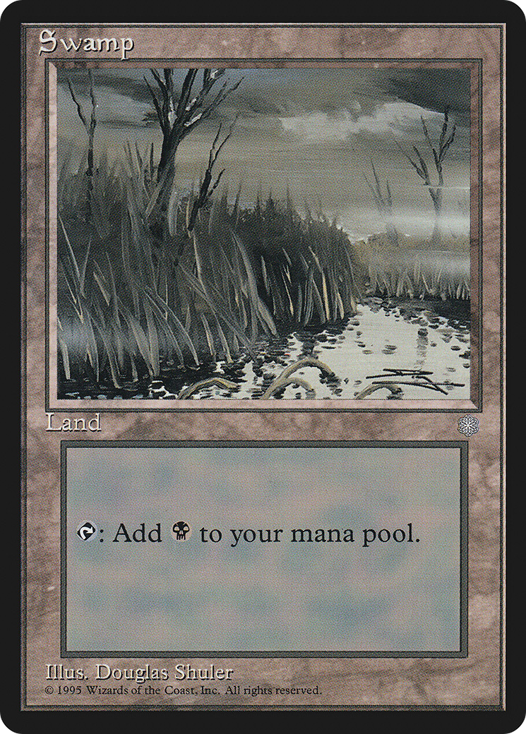 Swamp (ICE-374) [Ice Age] MTG Single Wizards of the Coast